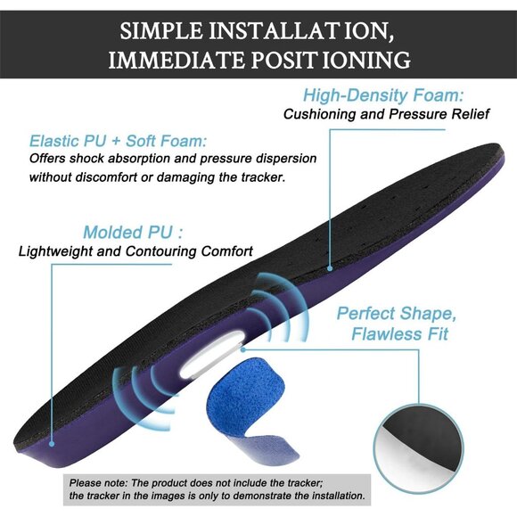 Insoles for Airtag Tracking Devise Hidden Holder for Kids Child - Picture 2 of 6